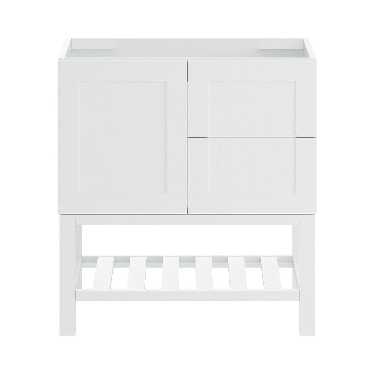 OLIVER Freestanding Vanity 750mm Matte White