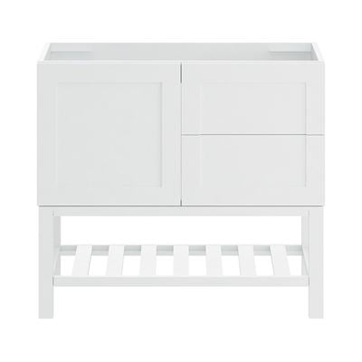 OLIVER Freestanding Vanity 900mm Matte White