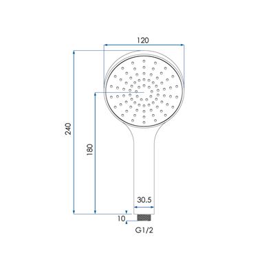 SPIN NEO Hand Shower Champagne Gold