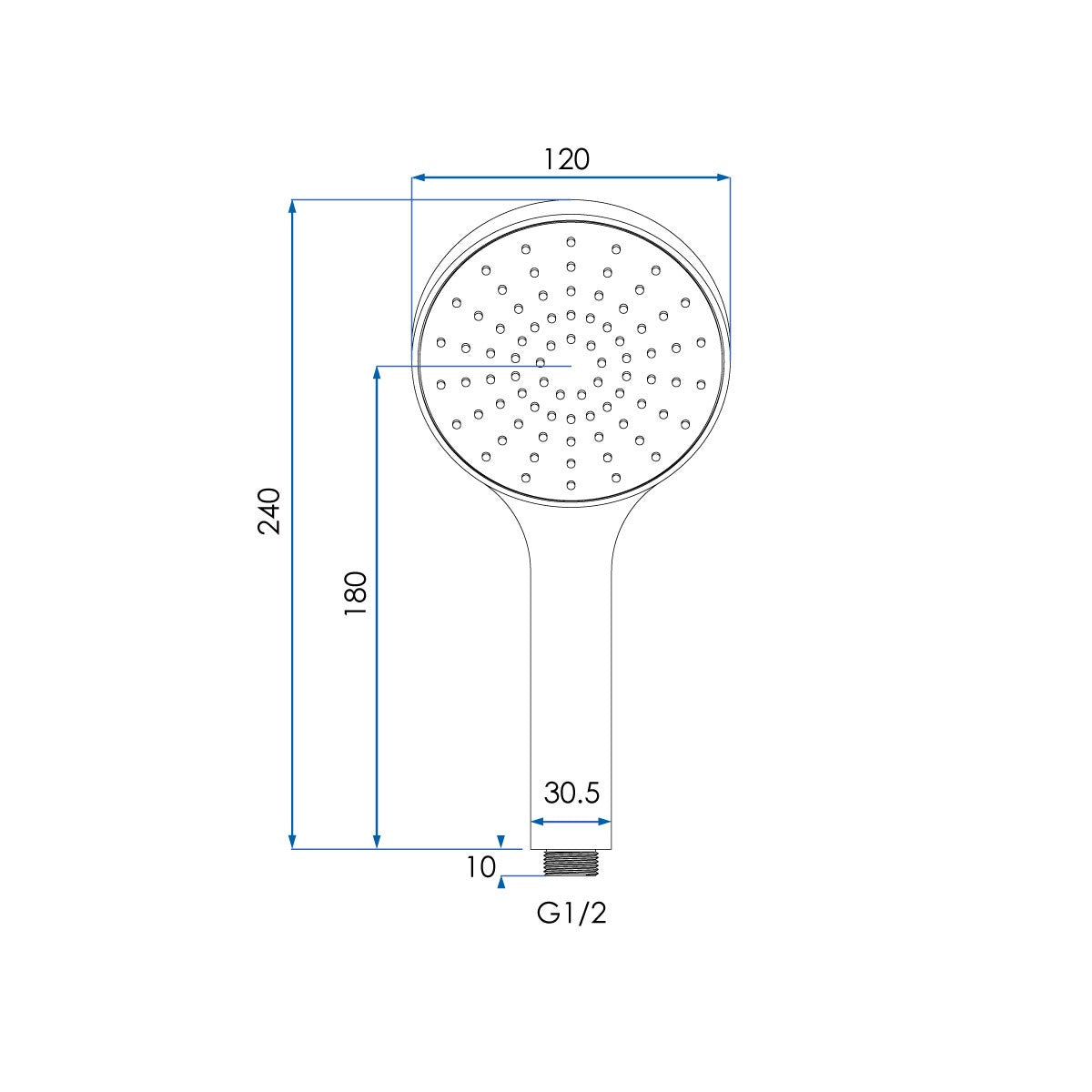 SPIN NEO Hand Shower Gunmetal