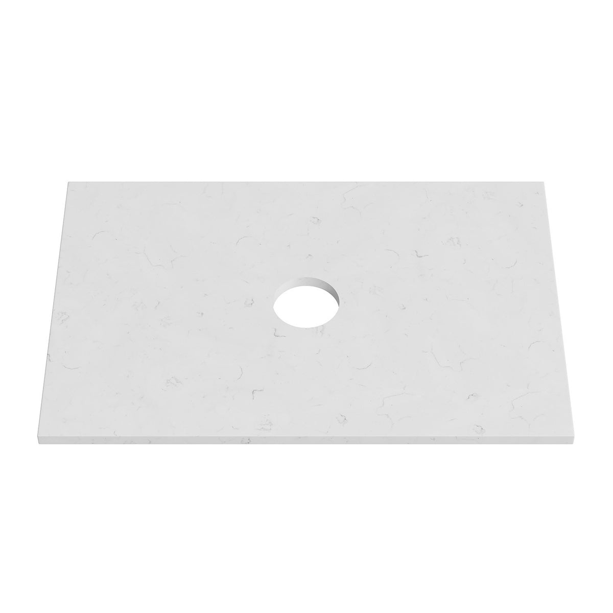 BIANCO CARRARA Silica Free 20mm Thick Stone Top 755mm