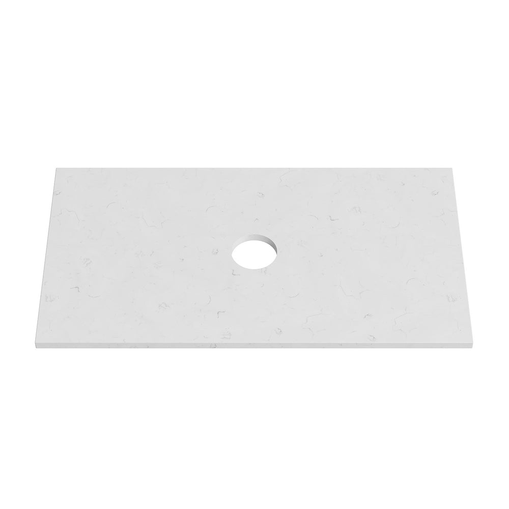 BIANCO CARRARA Silica Free 20mm Thick Stone Top 905mm