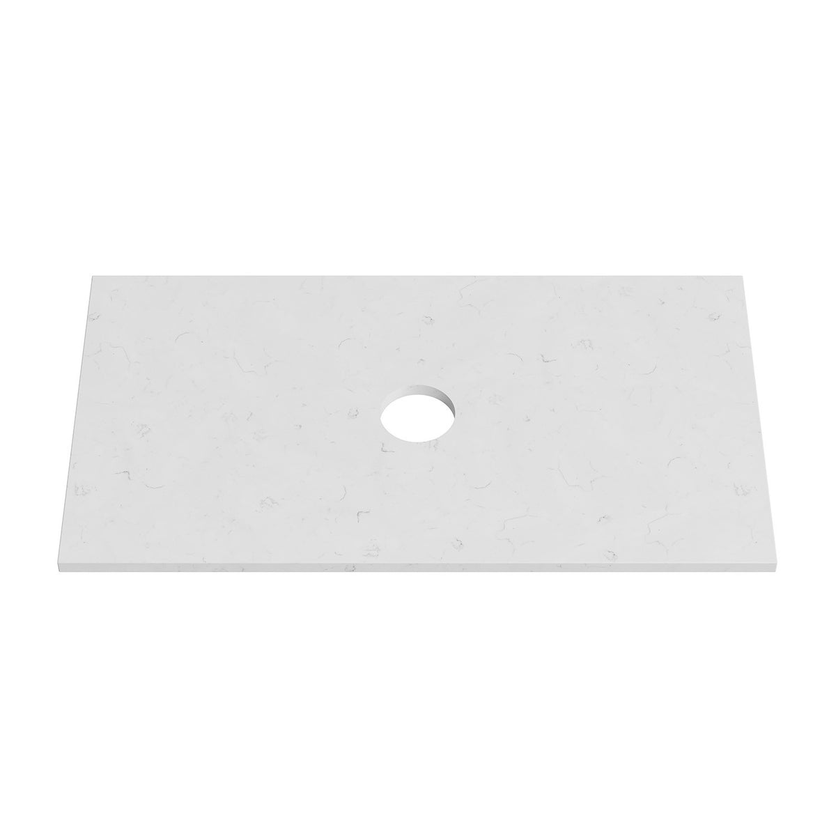 BIANCO CARRARA Silica Free 20mm Thick Stone Top 905mm