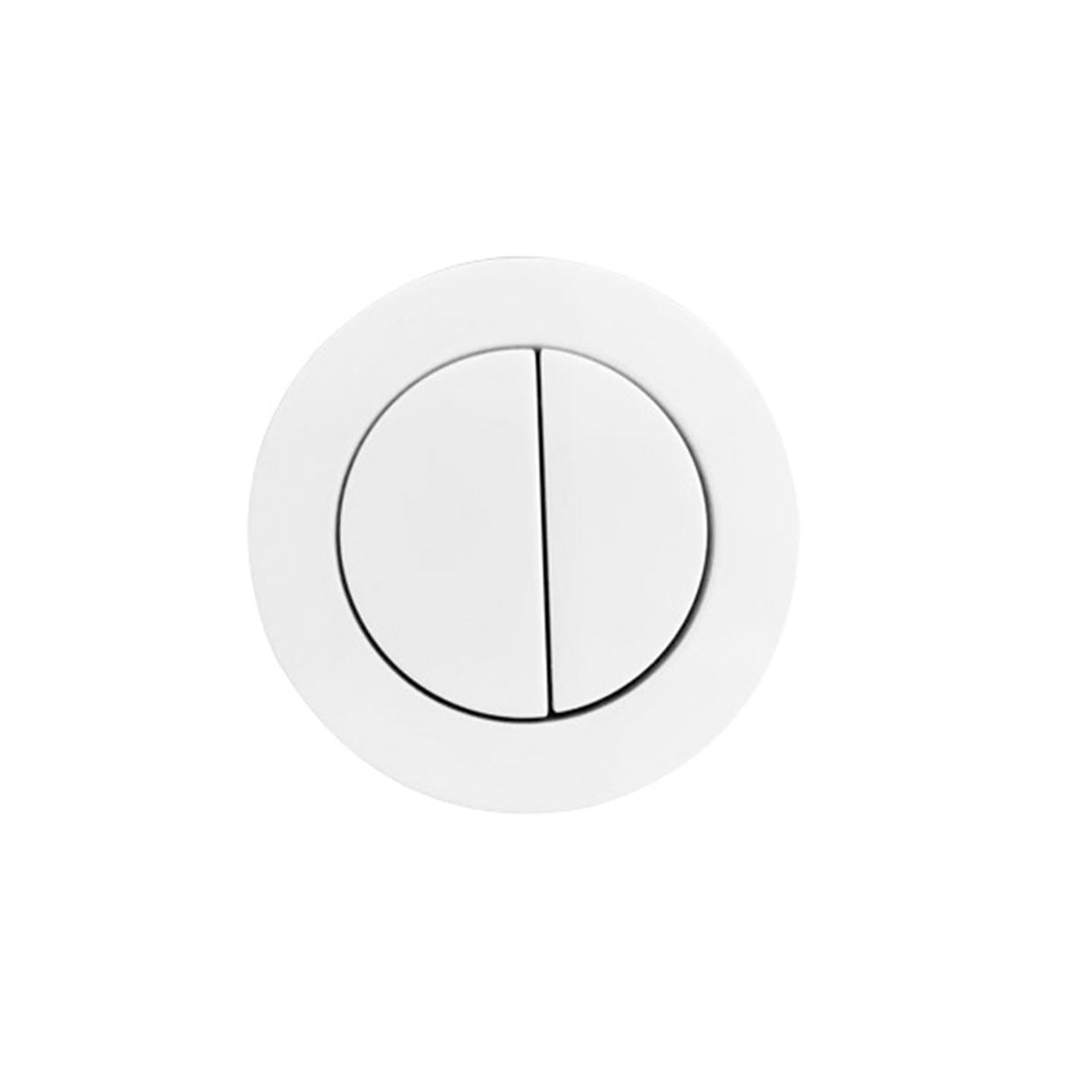 SPIN & FRANKIE Round Cistern Button White