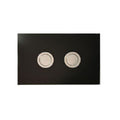 Push Plate for Pneumatic Cistern Black Glass 232x148mm
