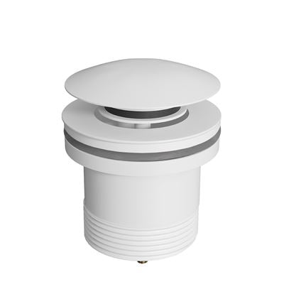 Universal Dome Pop Up Waste Matte White 40mm