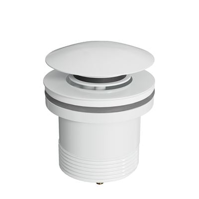 Universal Dome Pop Up Waste Gloss White 40mm