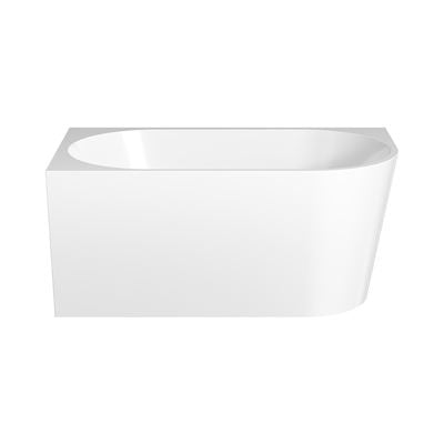 FLOW Corner Bath LHS with Overflow Gloss White 1300mm