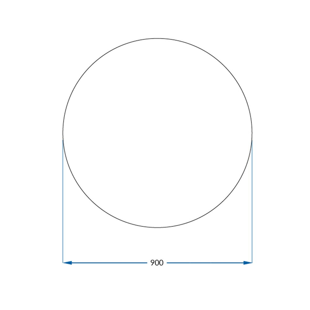 REFLEKTA Round Pencil Edge Mirror 900mm