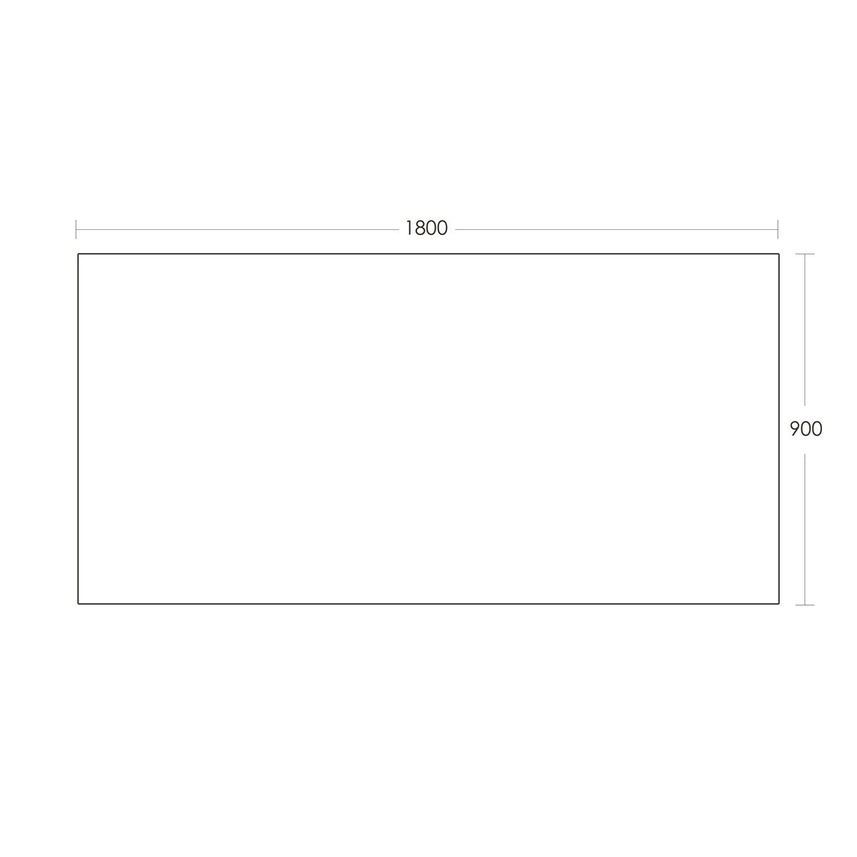 REFLEKTA Pencil Edge Mirror 1800x900mm
