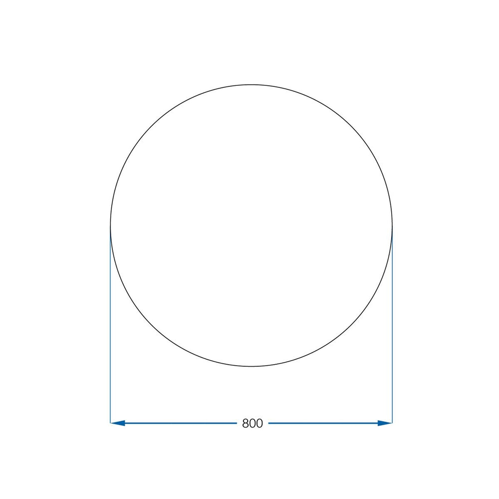 REFLEKTA Round Pencil Edge Mirror 800mm