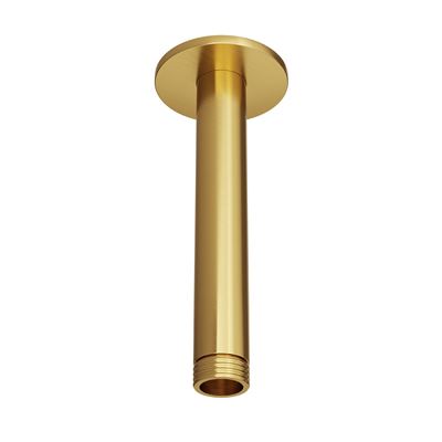 SPIN Ceiling Dropper Brushed Brass 150mm
