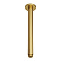 SPIN Ceiling Dropper Brushed Brass 300mm