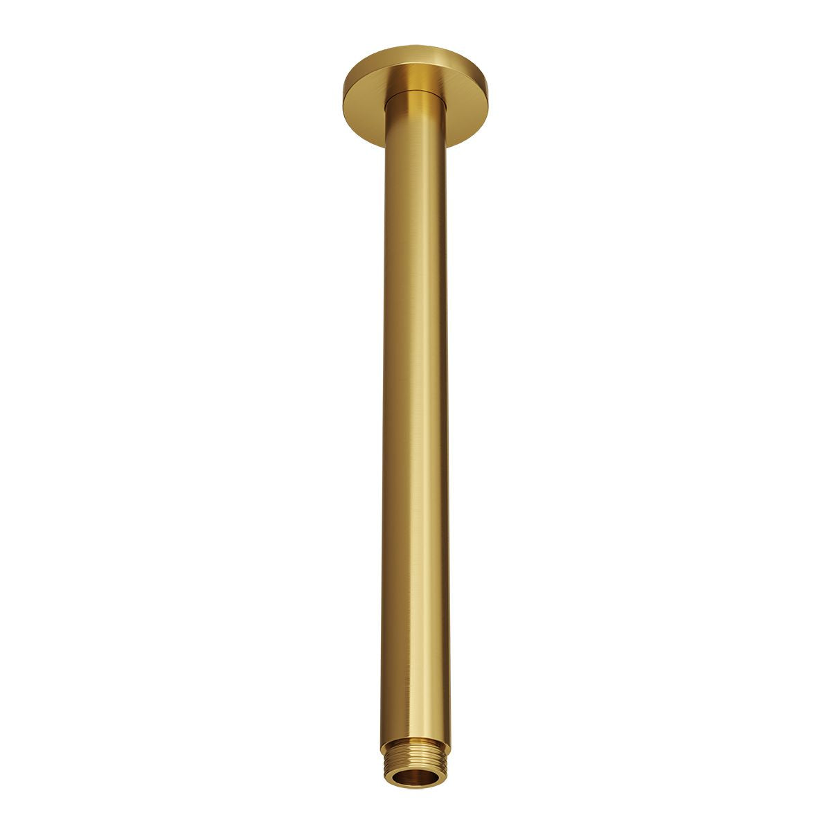SPIN Ceiling Dropper Brushed Brass 300mm