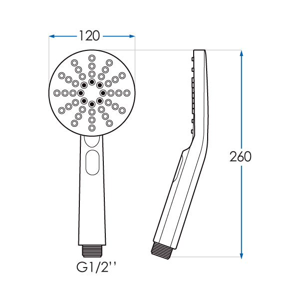 EDEN Hand Shower Chrome
