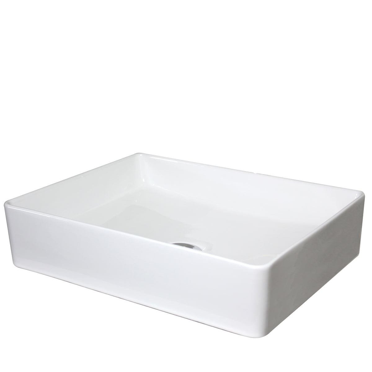 CIELO Bench Mount Basin Gloss White