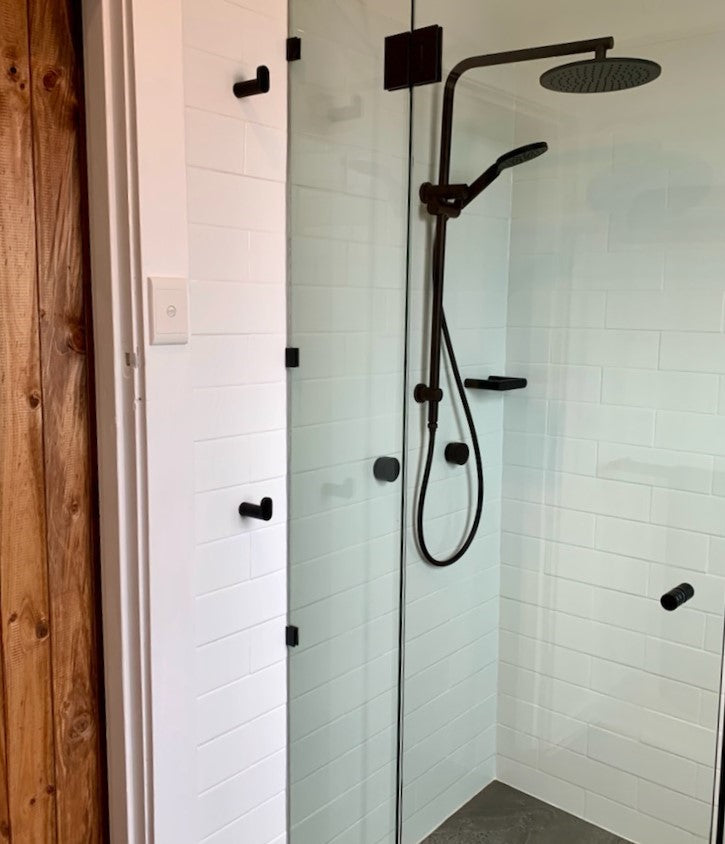 Shower Handle Matte Black