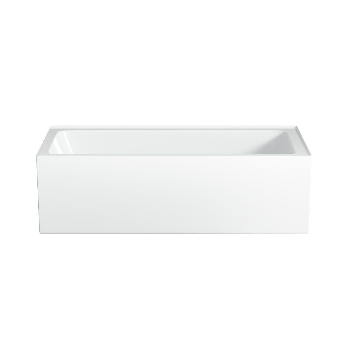 LUGO Freestanding Corner Bath RHS Gloss White 1650mm