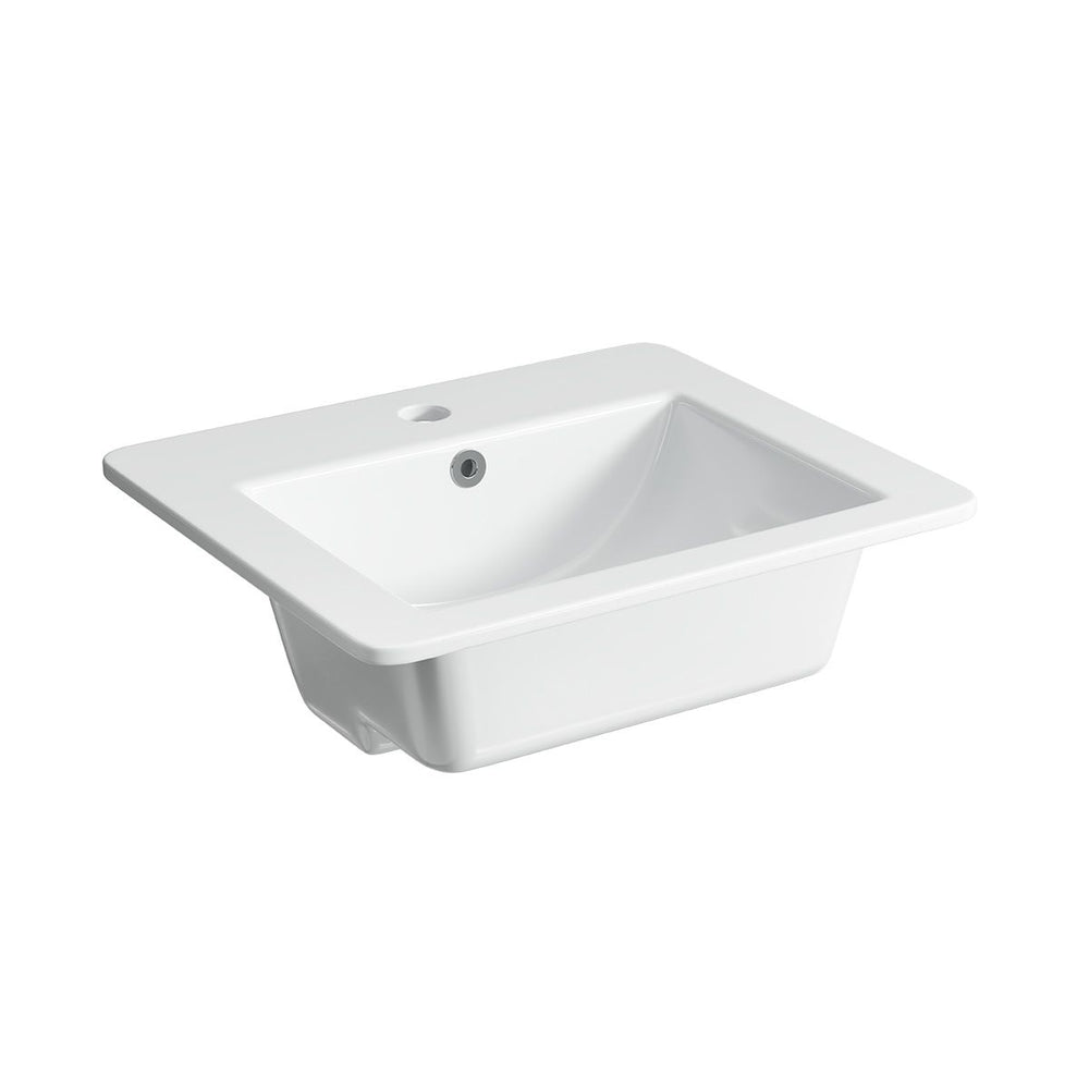 DROMANA Inset Basin Gloss White
