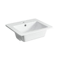 DROMANA Inset Basin Gloss White