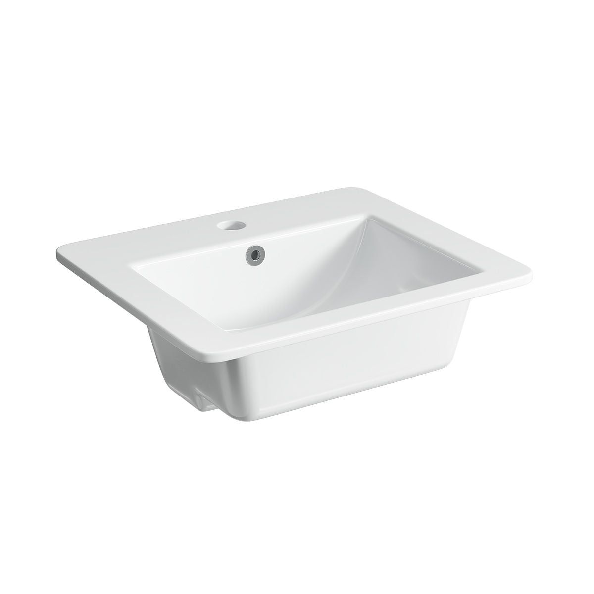 DROMANA Inset Basin Gloss White