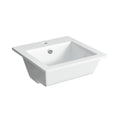CEDUNA Slim Inset Basin Gloss White
