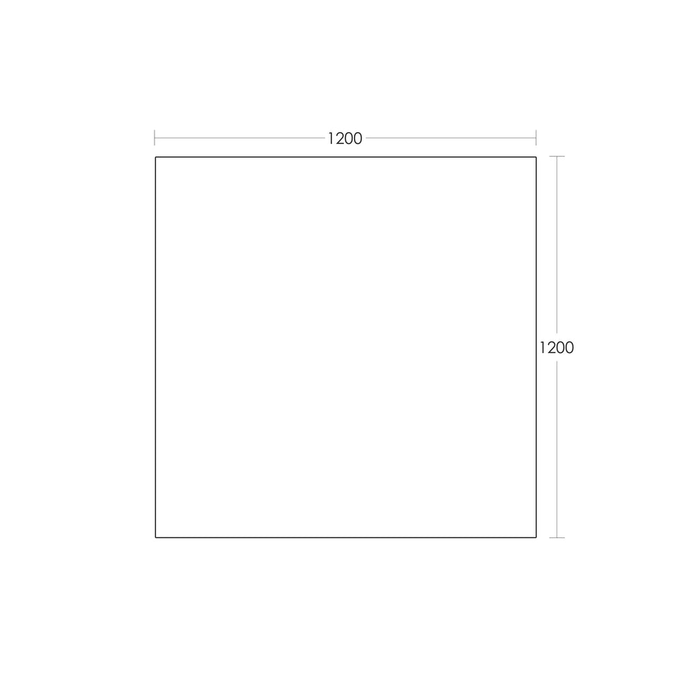 REFLEKTA Pencil Edge Mirror 1200x1200mm