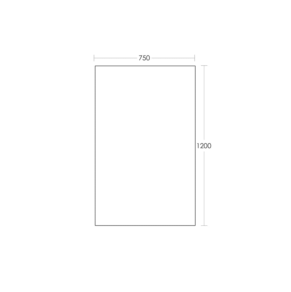 REFLEKTA Pencil Edge Mirror 750x1200mm