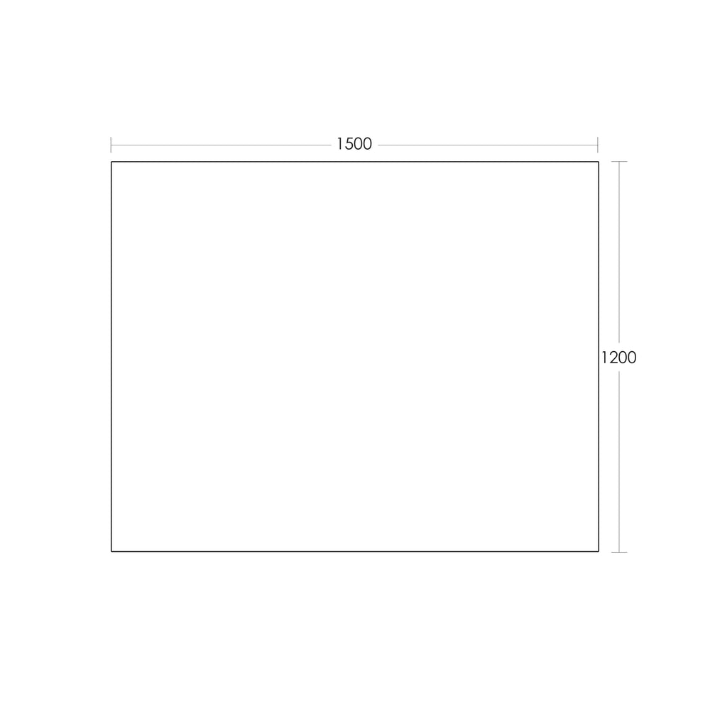 REFLEKTA Pencil Edge Mirror 1500x1200mm