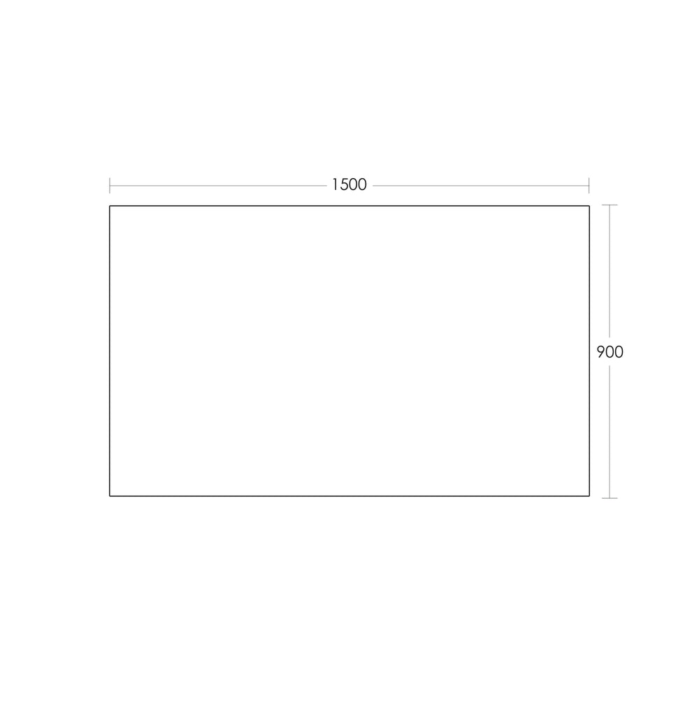 REFLEKTA Pencil Edge Mirror 1500x900mm