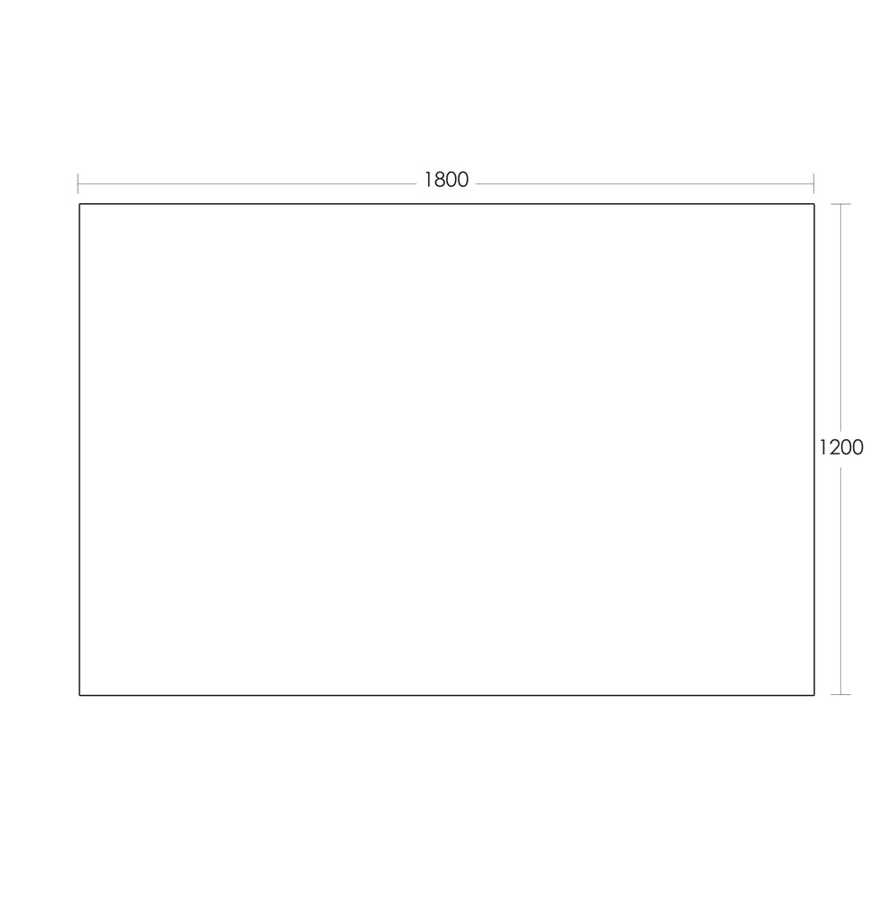REFLEKTA Pencil Edge Mirror 1800x1200mm
