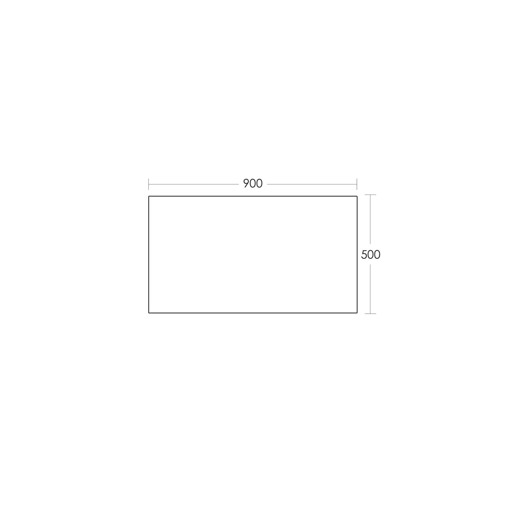 REFLEKTA Pencil Edge Mirror 900x500mm