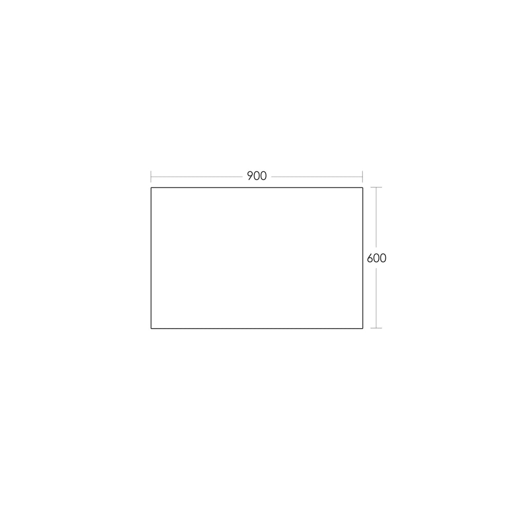REFLEKTA Pencil Edge Mirror 900x600mm