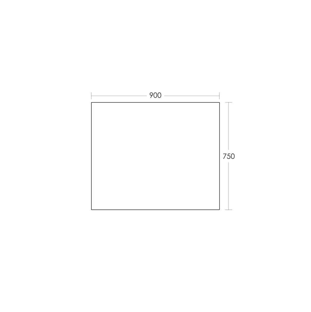 REFLEKTA Pencil Edge Mirror 900x750mm