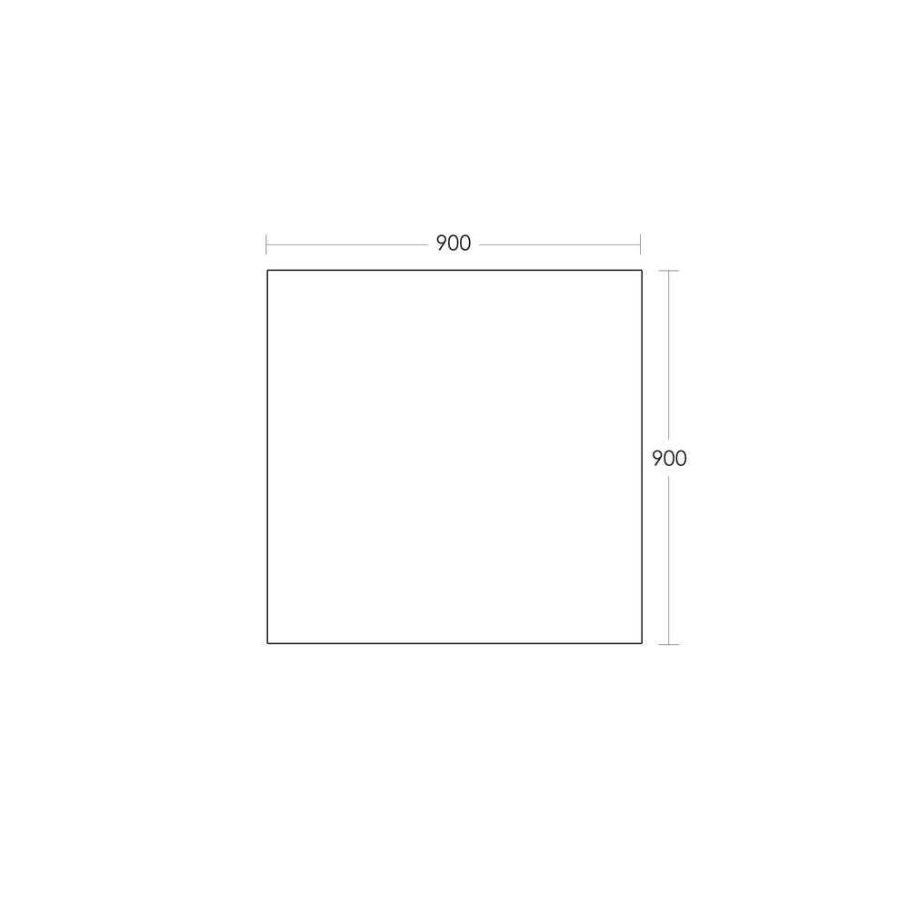 REFLEKTA Pencil Edge Mirror 900x900mm