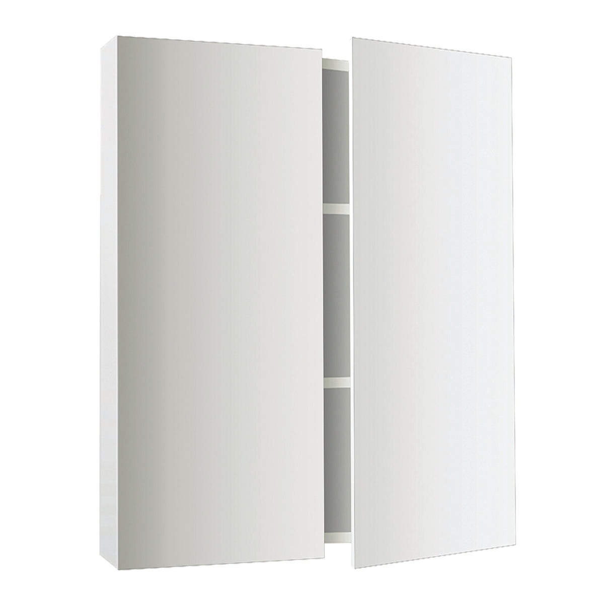 OSCA Tall Mirror Cabinet Pencilled Edge White 750mm