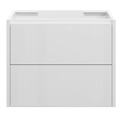 PHOENIX Wall Hung Vanity 600mm Gloss White, front view