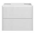 PHOENIX Wall Hung Vanity 600mm Gloss White, front view