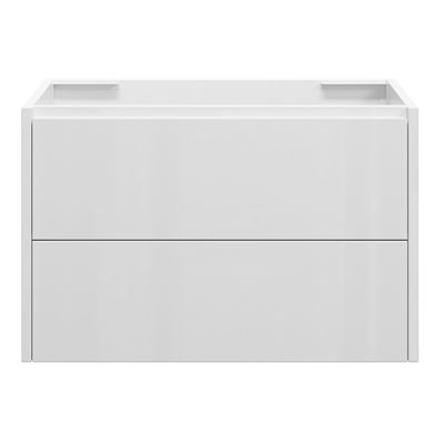 PHOENIX Wall Hung Vanity 750mm Gloss White, front view
