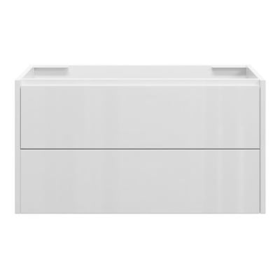 PHOENIX Wall Hung Vanity 900mm Gloss White, front view