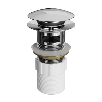 DOME POP UP Waste with Overflow Chrome 32x80mm