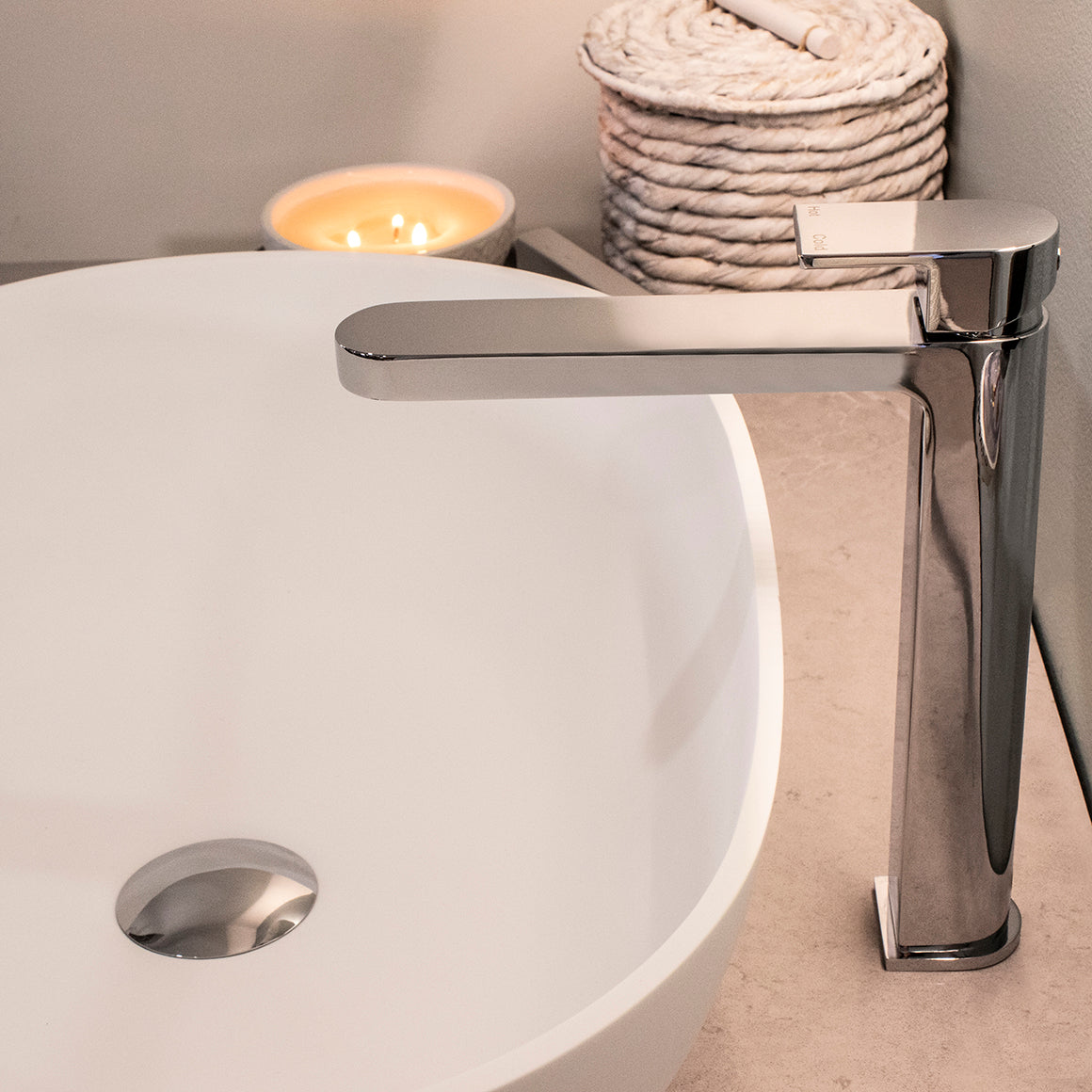 DOME POP UP Waste Without Overflow Chrome 32x80mm