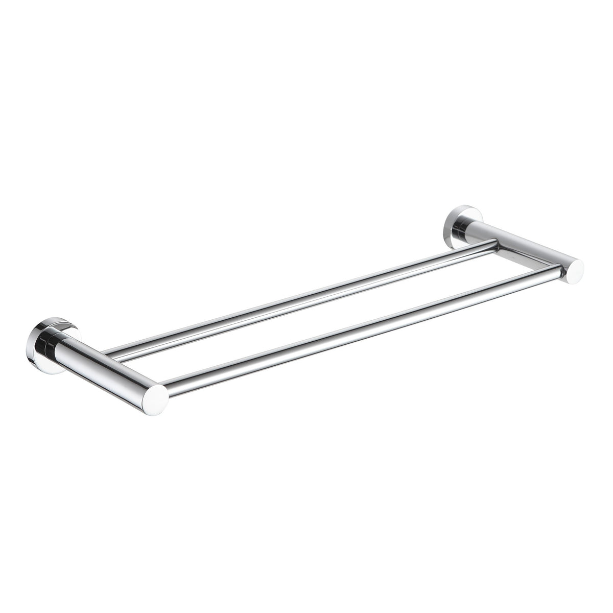 SPIN Double Towel Rail Chrome 600mm