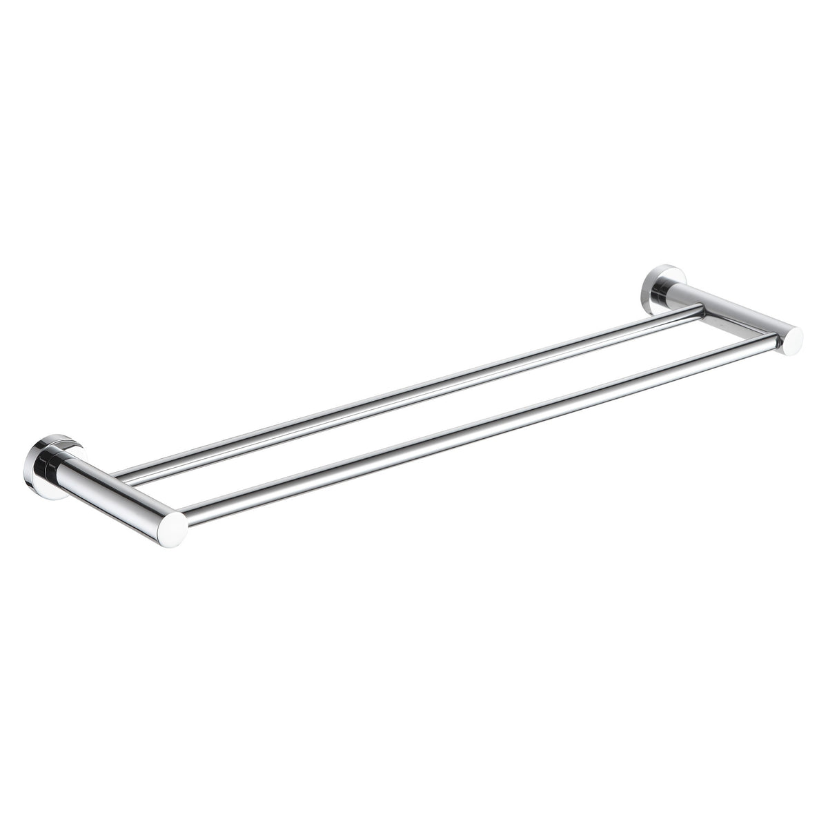 SPIN Double Towel Rail Chrome 750mm