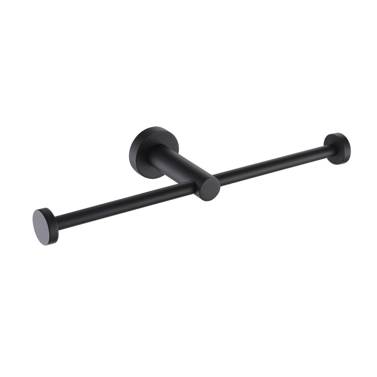 SPIN Double Toilet Roll Holder Matte Black