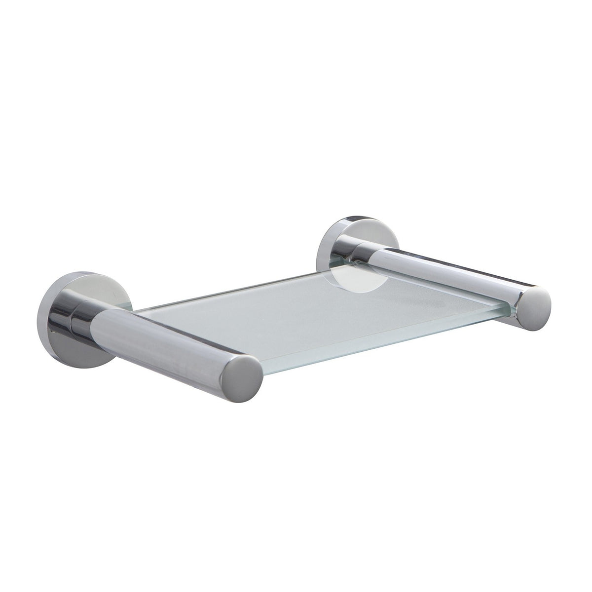 SPIN Glass Shelf Chrome 150mm