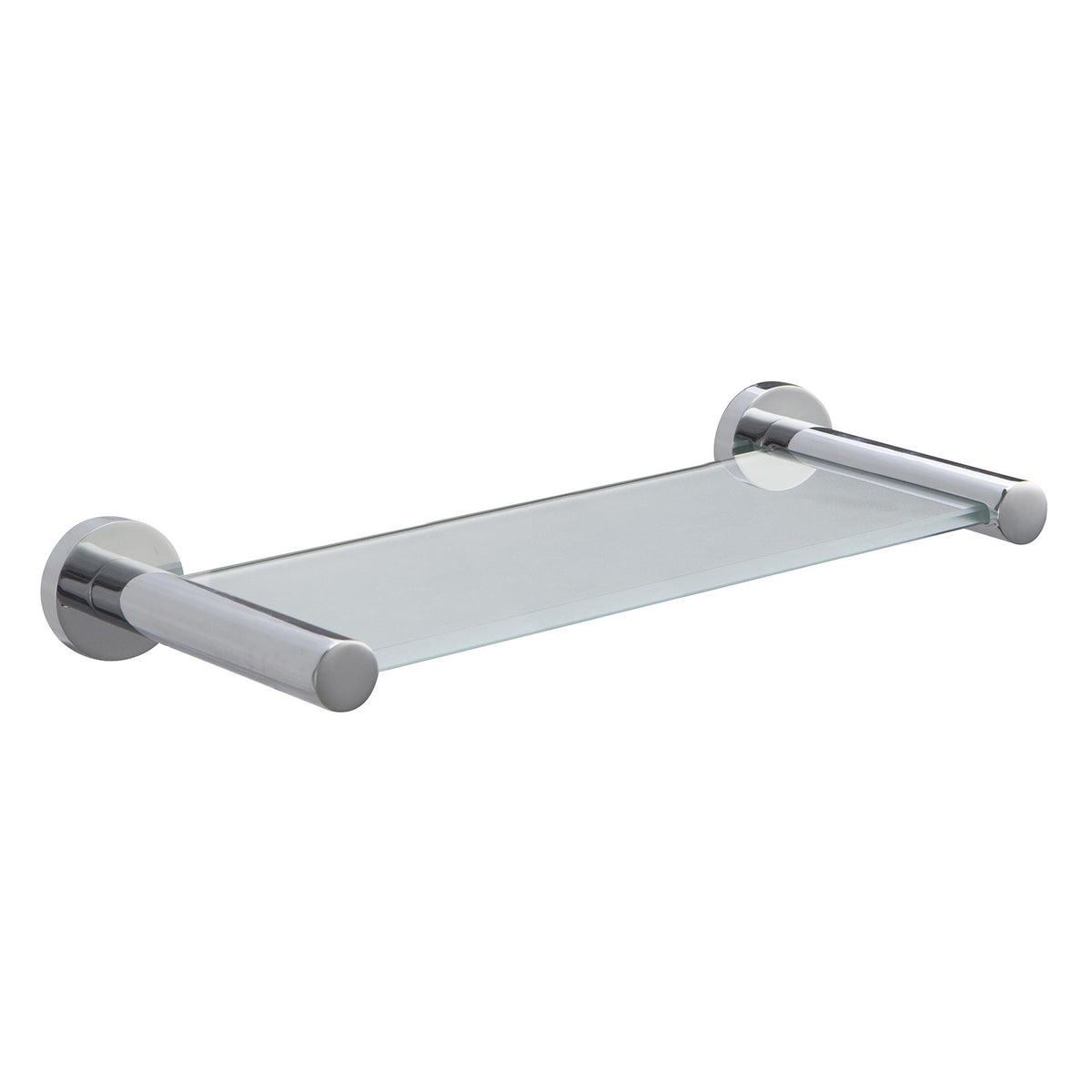 SPIN Glass Shelf Chrome 400mm