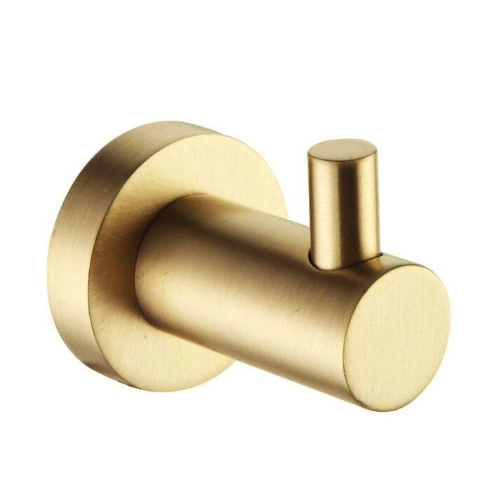 SPIN Robe Hook Brushed Brass