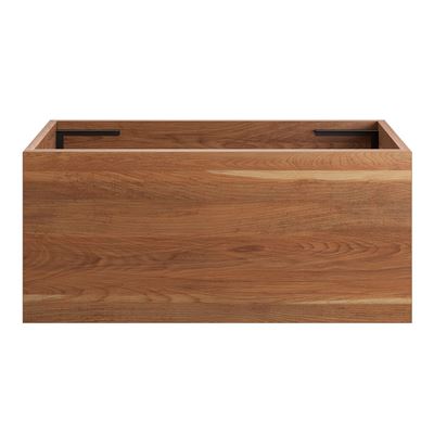 EDEN Wall Hung Modular Vanity 750mm Timber Laminate, front view