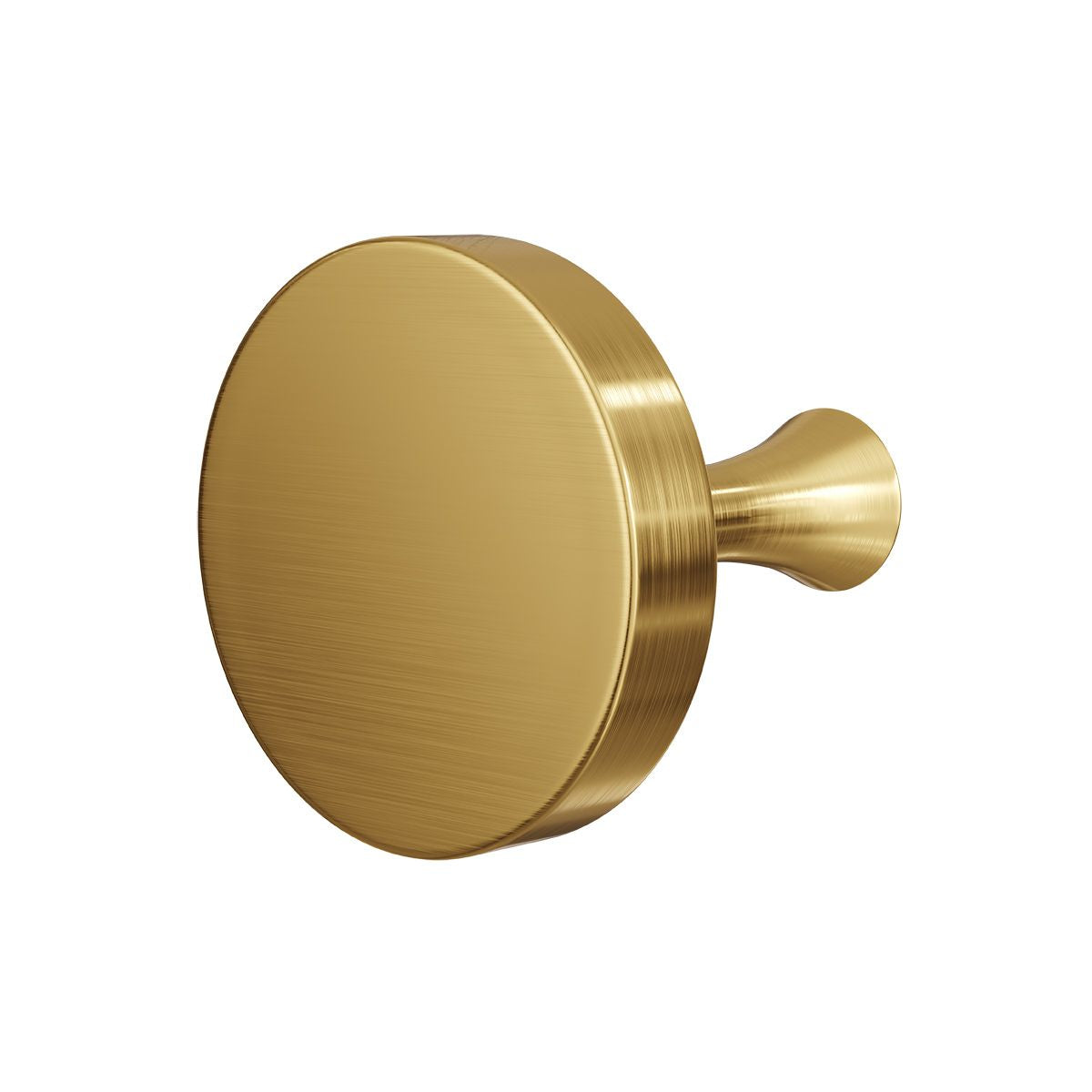 OLIVER Round Knob Handle 27mm Brushed Brass (each)